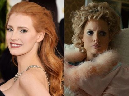 Jessica Chastain in 'The Eyes of Tammy Faye'.