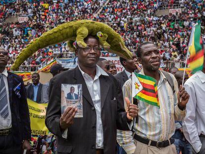 Toma de posesi&oacute;n del nuevo presidente de Zimbabue, Emmerson Mnangagwa, alias &#039;el Cocodrilo&#039;.