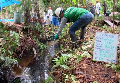 Reciente derrame en Barranca, en la selva norte. 