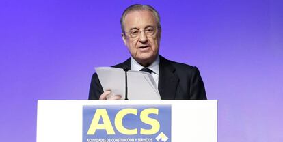 El presidente de ACS, Florentino Pérez.