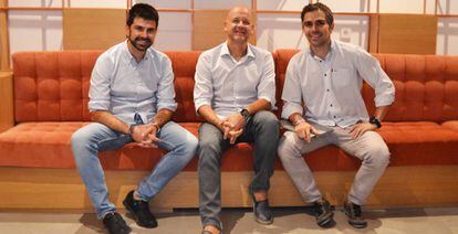 Rubén Ferreiro, Jeroen Merchiers y Guillermo Llibre, socios fundadores de Lanai Partners.