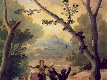 &#39;El columpio&#39; de Francisco de Goya, robado en agosto de 2001 a Esther Koplowitz y recuperado nueve meses después.