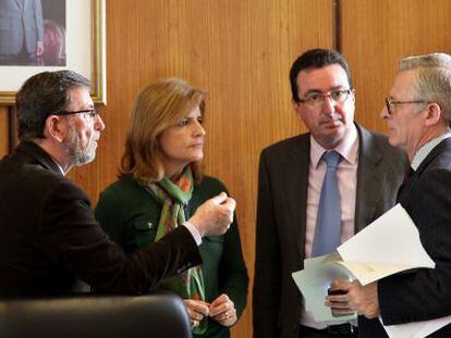 Junta de portavoces celebrada este mi&eacute;rcoles en el Parlamento andaluz.