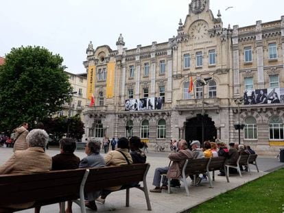 La plaza del Ayuntamiento de Santander.