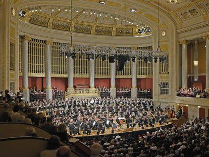 Los coros del Palau de la M&uacute;sica, en su debut en Viena con la Orquesta Sinf&oacute;nica de Viena
