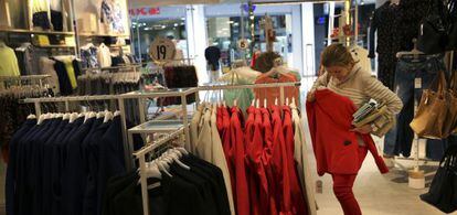 Tienda de Lefties, del grupo Inditex, en Madrid.