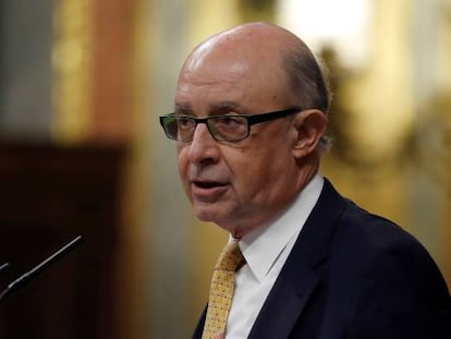 El ministro de Hacienda, Crist&oacute;bal Montoro