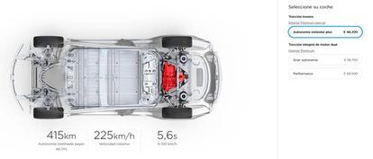 El nuevo Tesla Model 3 barato en la página oficial