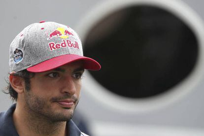 Carlos Sainz, en el circuito de Marina May, Singapur.