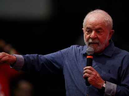 Lula da Silva, la semana pasada en São Paulo.
