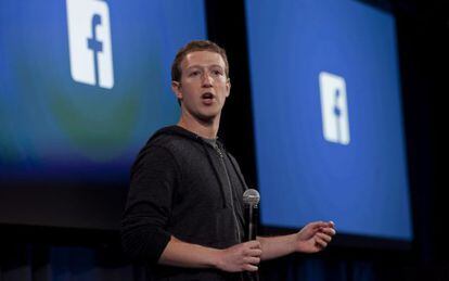 El presidente y fundador de Facebook, Mark Zuckerberg, durante un evento reciente. 