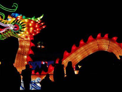 Festival chino en Pakruojis, Lithuania, este sábado.
