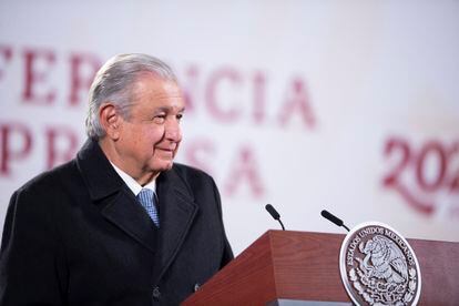 El presidente mexicano, Andrés Manuel López Obrador, esta semana durante una conferencia de prensa.