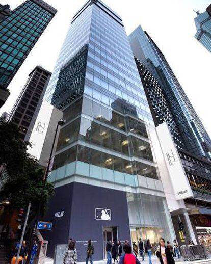 El edificio H Queens de Hong Kong, donde se encuentran galerías como David Zwirner y Ora-Ora.