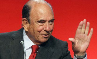 El presidente del Banco Santander, Emilio Botín.