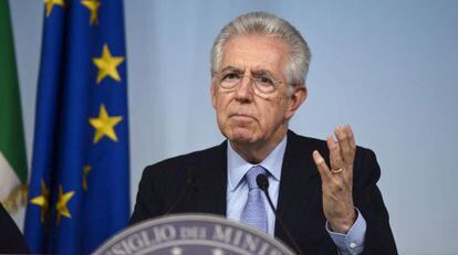 El primer ministro italiano, Mario Monti.