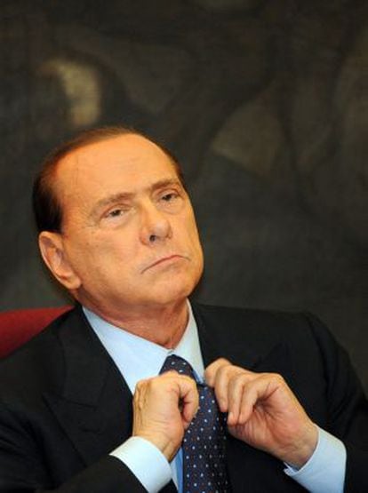 Silvio Berlusconi, el pasado 1 de febrero, en el Parlamento italiano.