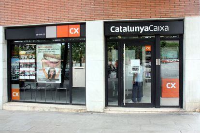 Una oficina de CatalunyaCaixa en Barcelona.