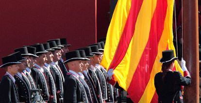 Acto institucional con motivo de la Diada de Catalu&ntilde;a de 2010.