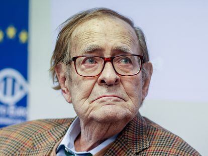 El exdiputado y economista Ramón Tamames, el pasado 12 de noviembre en Madrid.