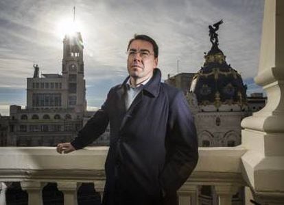 Sacha Azcona, en el hotel The Principal, localización de 'Mujeres al borde de un ataque de nervios'.