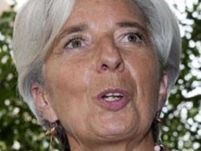 La directora del FMI, Christine Lagarde