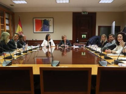 Reuni&oacute;n de la Comisi&oacute;n del Pacto de Toledo.