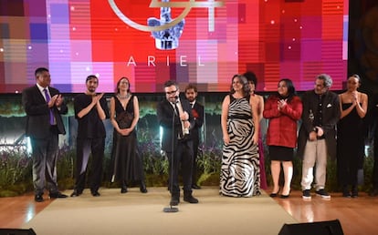 La entrega de los premios Ariel en el Antiguo Colegio de San Ildefonso, en 2022.