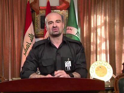 Bafel Talabani en una captura de vídeo.