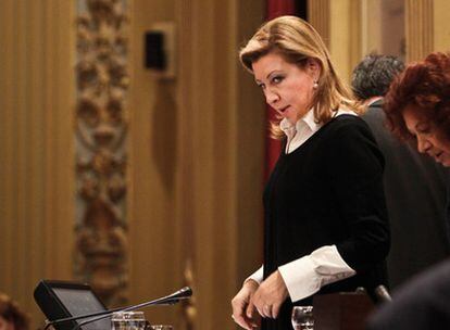 Maria Antonia Munar, en el Parlament de las islas Baleares, el 10 de febrero de 2010.