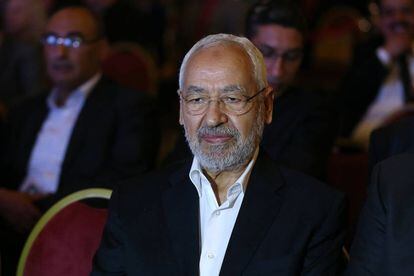 Rached Ghannouchi, este marzo en T&uacute;nez