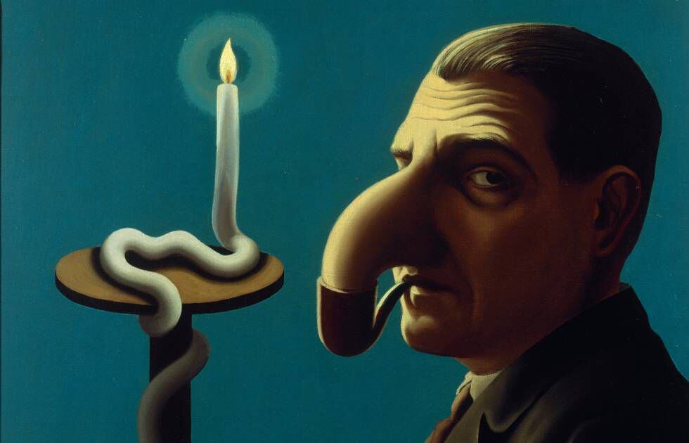 'La lámpara filosófica', de Magritte, 1936.