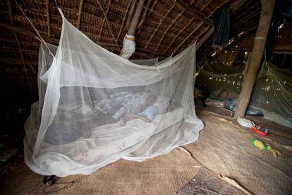 El uso de mosquiteras impregnadas de insecticida ha sido clave en la lucha contra la malaria.