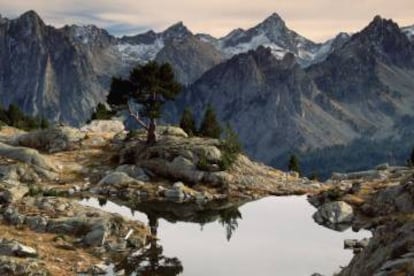 El pic dels Encantats, al Parc Nacional d'Aigüestortes.