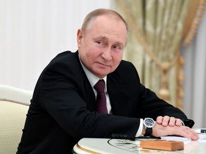 El presidente ruso, Vladímir Putin, en Moscú (Rusia), el 19 de enero.