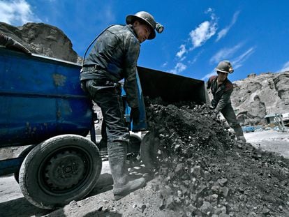 Trabajo en la minería cooperativa en Cerro de Porco, en Potosí, ciudad del suroeste de Bolivia.