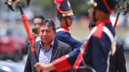 El vicepresidente de Bolivia, David Choquehuanca, durante una visita a Brasil para sellar la adhesión de su país al Mercosur.