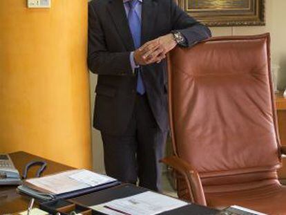 Javier González de Lara, en su despacho.