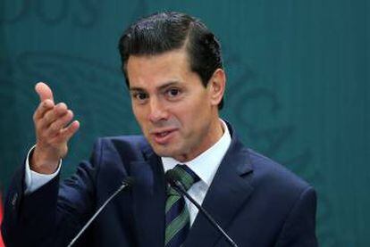 El presidente de M&eacute;xico, Enrique Pe&ntilde;a Nieto. 