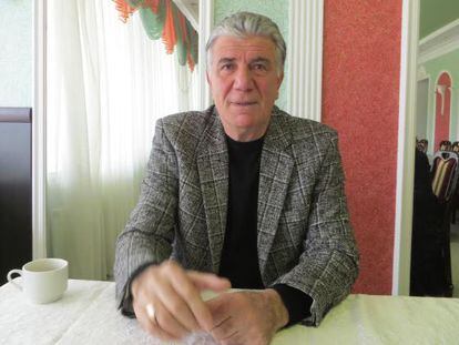 Nikol&aacute;i Sumulidi, jefe de la comunidad griega de Crimea.