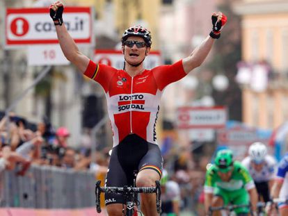 Andr&eacute; Greipel, ganador en Benevento.