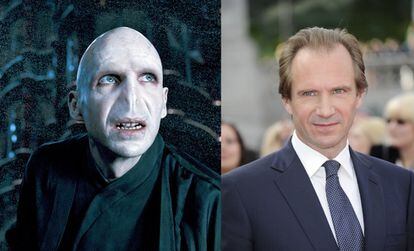 Ralph Fiennes se quedó sin nariz (no literalmente) para interpretar a Lord Voldemort en la saga de 'Harry Potter'. Eso sí, su transformación tiene truco: la cara del actor fue alterada por ordenador para modificar sus rasgos y adaptarlos así a los del temible mago.