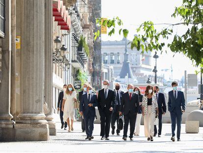 Gobierno y País Vasco se reunieron ayer en el marco de la Comisión Mixta del Concierto Económico.
