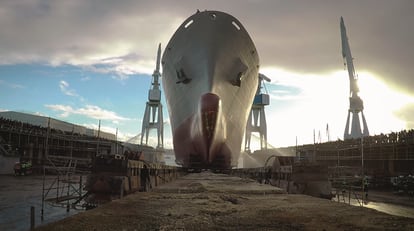 El astillero de Ferrol (A Coruña), en el mejor punto de partida hacia la cuarta revolución industrial.