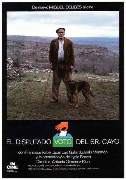 Francisco Rabal en la adaptaci&oacute;n al cine de &#039;El disputado voto del se&ntilde;or Cayo&#039;.