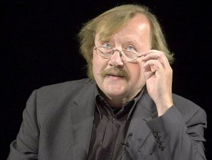 El filósofo alemán Peter Sloterdijk durante un acto en homenaje a Friedrich Nietzsche en el centenario de su muerte de pensador.