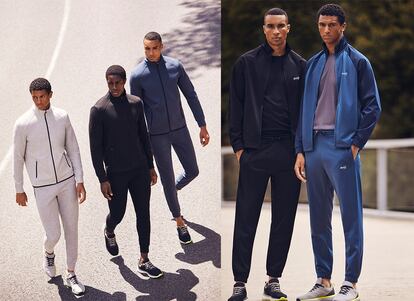 El chándal es una de las piezas fetiche de la colección We are Sport de Lefties: una chaqueta deportiva con capucha (17,99 €) y unos pantalones jogger transpirables (17,99 €) para combinar a gusto.