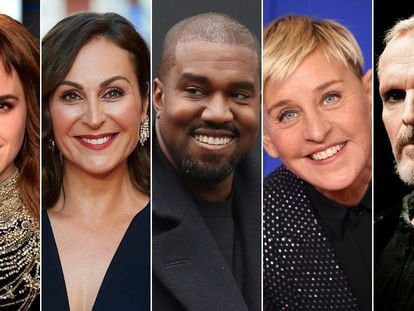 Emma Watson, Ana Milán, Kanye West, Ellen Degeneres y Miguel Bosé.