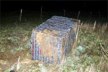Imagen del bloque de granito de tres toneladas que ha causado la muerte de un matrimonio.