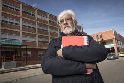 El médico Manuel Gimeno, portavoz de la plataforma Teruel Existe.